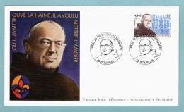 FDC France 2000 - Frère Alfred Stanke - Moine - YT 3349 - 18 Bourges - 2010-2019