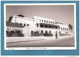 RP Zanzibar  Palace OF HH THE SULTAN USED WITH TWO STAMPS  BY AIR MAIL - Tanzanía