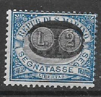 SAN MARINO  1931  SEGNATASSE DEL 1925 SOPRASTAMPATI SASS. 45 MNH XF - Portomarken