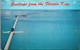 Florida Keys Greetings Aerial View Of The Seven Mile Bridge - Key West & The Keys