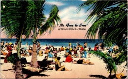 Florida Miami Beach "Its Fun To Sun"  - Miami Beach