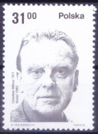 Poland 1987 MNH, Czeslaw Milosz, Polish Novelist, Nobel In Literature - Prix Nobel