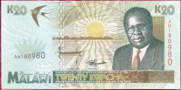 Banknotes Africa Malawi Malawi 20 Kwacha 1995 UNC. - Malawi