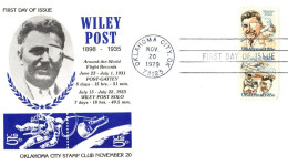 (R20b) USA FDI - Wiley Post 1898-1935 - Flight Records - Oklahoma City OK 1979. - 3c. 1961-... Briefe U. Dokumente