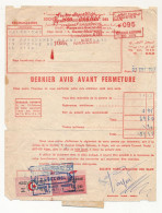 ALGERIE - Sté Nord Africaine Des Eaux - Fiscaux 0,20NF Algérie + 0,10 République Algérienne - Mixte - 1964 - Argelia (1962-...)