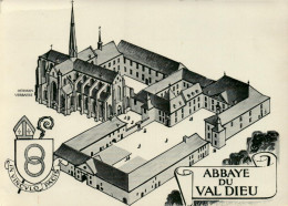 L'abbaye Du Val-Dieu. Dessin De Herman Verbaere. Armoirie - Aubel