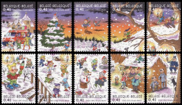 3101/3110**(BL98) - Noël Et Nouvel An /Kerstmis En Nieuwjaar / Weihnachten Und Neujahr / Christmas And New Year - 2002 - Philabédés