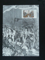 Carte Maximum Card Battle Of Liegnitz Against Mongolia Medieval History 1991 Allemagne Germany (Bonn) - Altri & Non Classificati