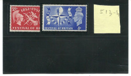 Gran Bretagna 1951 Mnh** - Ungebraucht