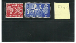Gran Bretagna 1951 Mnh** - Unused Stamps