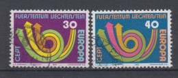 EUROPA - CEPT - Michel - 1973 - LIECHTENSTEIN - Nr 579/80 - Gest/Obl/Us - 1973