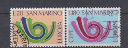 EUROPA - CEPT - Michel - 1973 - SAN MARINO - Nr 1029/30 - Gest/Obl/Us - 1973