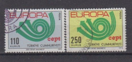 EUROPA - CEPT - Michel - 1973 - TURKIJE - Nr 2280/81 - Gest/Obl/Us - 1973