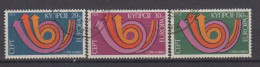 EUROPA - CEPT - Michel - 1973 - CYPRUS - Nr 389/91 - Gest/Obl/Us - 1973