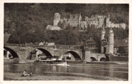 ALLEMAGNE - Heidelberg - Alte Neckarbrücke U. Schloss - Animé - Carte Postale Ancienne - Heidelberg