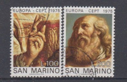 EUROPA - CEPT - Michel - 1975 - SAN MARINO - Nr 1088/89 - Gest/Obl/Us - 1975