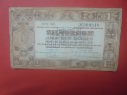 PAYS-BAS 1 GULDEN 1938 Circuler (B.30) - 1 Gulden