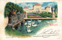 ALLEMAGNE - Haute Bavière - München - Nymphenburg - Cygnes - Colorisé - Carte Postale Ancienne - Gerolstein