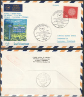 BRD Flugpost / Erstflug LH 402 Boeing 707 Stuttgart - Amsterdam 1.11.1970 Ankunftstempel 1.11.70 ( FP 35) - Premiers Vols