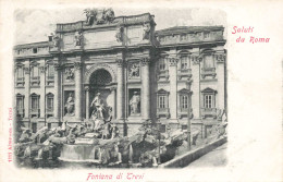 ITALIE - Saluti Da Roma - Fontana Di Trevi - Carte Postale Ancienne - Fontana Di Trevi