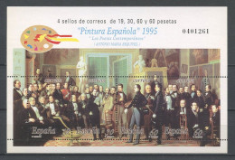 ESPAGNE 1995 Bloc N° 67 ** Neuf MNH Superbe C 3.50 € Peinture Painting Tableau Les Poètes Contemporains Esquivel - Blocs & Hojas