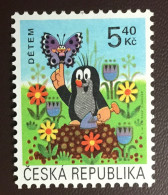Czech Republic 2002 Children’s Day Flowers Butterflies MNH - Unused Stamps