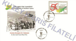 2014 TURKISH CYPRUS ZYPERN CHYPRE CIPRO "50th Anniversary Of Erenköy" FDC - Storia Postale