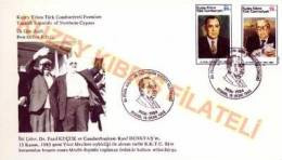 Turkish Cyprus (TRNC) - 1985 - "1ST ANNIVERSARY OF FAZIL KUCUK " - FDC - Brieven En Documenten