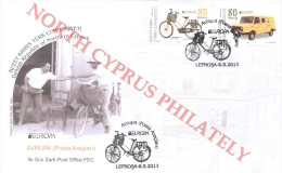 2013 TURKISH CYPRUS, ZYPERN, CHYPRE "Prevention Of Traffic Accidents" FDC - Cartas & Documentos