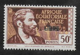 AFRIQUE EQUATORIALE FRANCAISE - AEF - A.E.F. - 1941 - YT 107** - DOUBLE SURCHARGE - Neufs