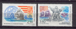 Andorra -Franc 1992 Europa. Y=416-17 E=437-38 (**) - 1992
