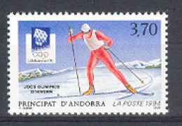 Andorra -Franc 1994 JJOO Lillehammer. Y=441 E=462 (**) - Inverno1994: Lillehammer