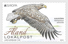 Aland Islands Åland Finland 2019 Europa CEPT Rare Birds Island Eagle Stamp Mint - Unused Stamps