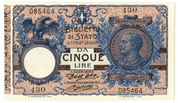 5 LIRE BIGLIETTO DI STATO VITTORIO EMANUELE III FLOREALE 08/11/1904 FDS-/FDS - Regno D'Italia – Other