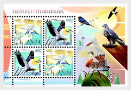 Hungary 2019 Europa CEPT Rare Birds Block Of 2 Sets Mint - Ongebruikt