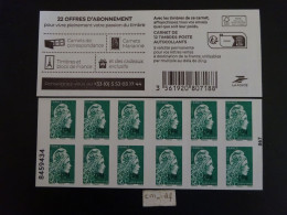 2023 CARNET MARIANNE L'ENGAGÉE L.V. SPM. TYPE II  LOGO PHILAPOSTE  N° COMPTABLE À 7 CHIFFRES SAINT PIERRE ET MIQUELON - Postzegelboekjes