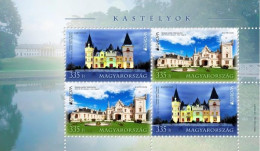 Hungary Ungarn Hongrie 2017 Europa CEPT Castles Block Of 2 Sets Mint - 2017