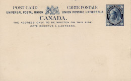 CANADA 1900  POSTCARD  (*) - Cartas & Documentos