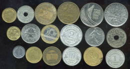 FRANCE  Lot De 18  Monnaies  (  125 ) - Kilowaar - Munten