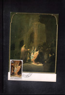 Niue 1981 Art - Rembrandt Painting Interesting Maximum Card - Rembrandt