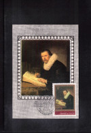 Russia USSR 1983 Art - Rembrandt Painting Interesting Maximum Card - Rembrandt