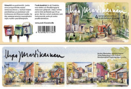 Finland Finnland Finlande 2014 Autumn In Old Wooden Towns Set Of 4 Stamps In Booklet Mint - Booklets