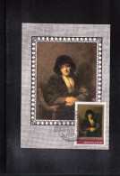 Russia USSR 1983 Art - Rembrandt Painting Interesting Maximum Card - Rembrandt