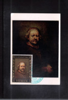 Yemen 1967 Art - Rembrandt Painting Interesting Maximum Card - Rembrandt