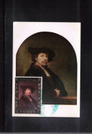 Yemen 1967 Art - Rembrandt Painting Interesting Maximum Card - Rembrandt