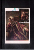 Yemen 1967 Art - Rembrandt Painting Interesting Maximum Card - Rembrandt