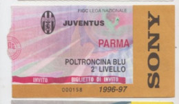 1996/97 JUVENTUS - PARMA   #  Calcio  #  Ingresso  Stadio / Ticket  000158 - Eintrittskarten