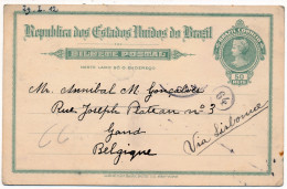 BILHETE POSTAL  29_1_12 = TO GAND BELGIQUE  GEORGES DESBONNET CHAUSSEE DE BRUXELLES  66 LEDEBERG GAND            2 SCANS - Briefe U. Dokumente