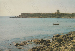 CARTOLINA  ISOLA CAPO RIZZUTO,CROTONE,CALABRIA-CAPO RIZZUTO-TORRE VECCHIA-MARE,SOLE,ESTATE,BELLA ITALIA,VIAGGIATA 1987 - Crotone