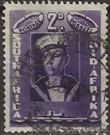 SOUTH AFRICA 1941 War Effort - 2d - Sailor, Destroyer And Lifebelts FU - Used Stamps